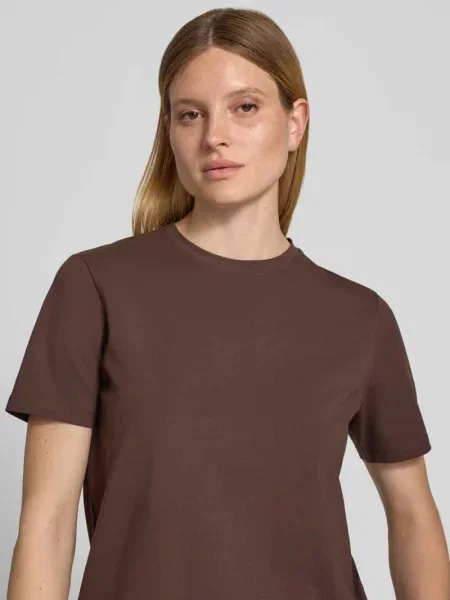 T-shirt z okrągłym dekoltem model NORA' Vila