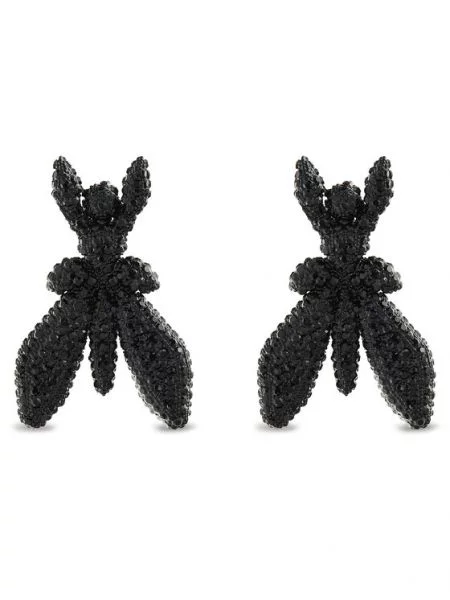 Uhani Patrizia Pepe črna