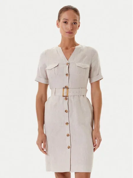 Tatuum Rochie tip cămașă Sofori bej