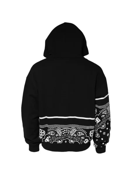 Hanorac cu glugă Dolce & Gabbana cu imagine negru