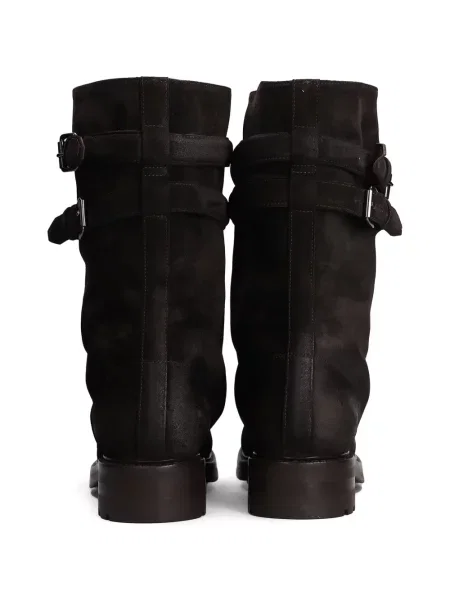 Dirželis auliniai batai Strategia Shoes su sagtimis ruda