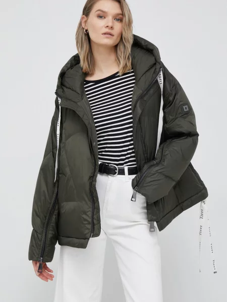 Пуховик Tiffi зеленый