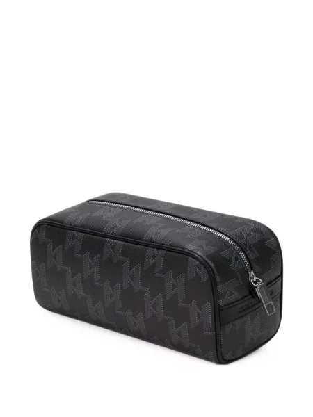 Geantă Karl Lagerfeld K/Monogram din canvas negru