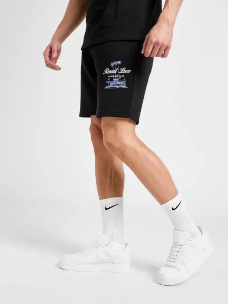 Mckenzie Szorty Resort Flc Blk-Blk czarne