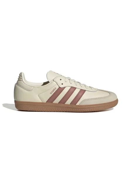 Adidas Samba OG W Kobiety Buty sportowe adidas Originals Krem Size: 4 brązowe