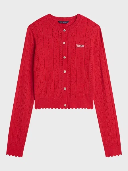 Кардиган Tommy Jeans червоний
