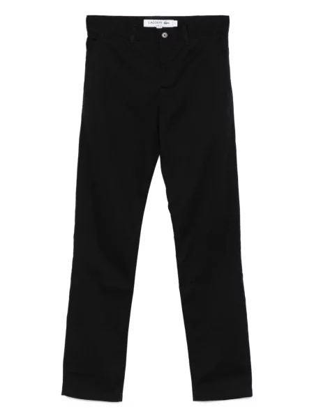 Pantaloni chino Lacoste negru