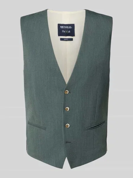 Kamizelka o kroju slim fit ze wzorem na całej powierzchni Mcneal