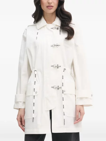 Geacă parka Dkny cu glugă alb
