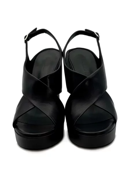Pantofi cu toc Guglielmo Rotta cu platformă negru