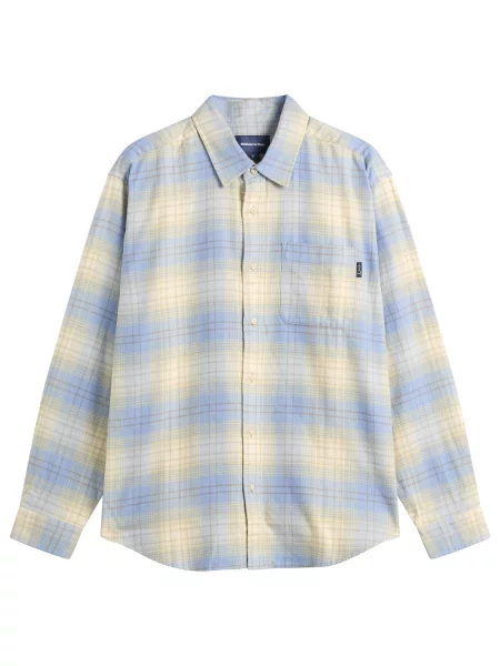 Koszula Thisisneverthat w kratę flanelowa żółta