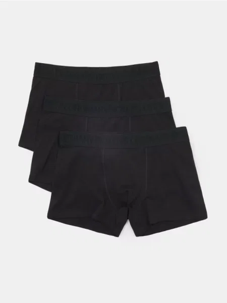 Sinsay bokserki classic 3 pack czarny