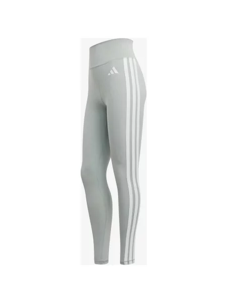 Legginsy długie adidas Optime Essentials 3 paski zielone M białe