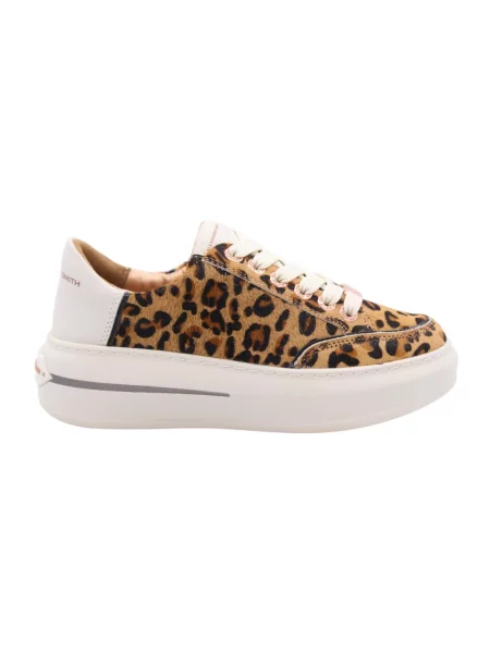 Sneakersy Alexander Smith brązowe