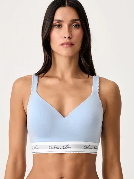 Calvin Klein Underwear trojuholníková podprsenka modrá
