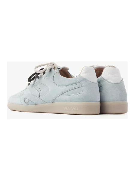 Sneakersy Via Vai skórzane niebieskie