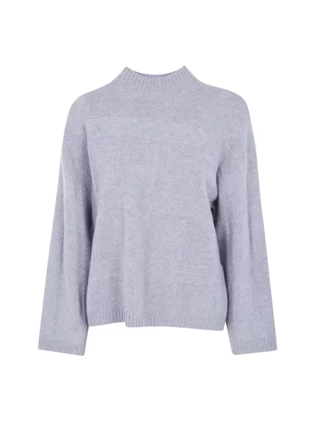 Sweter Emporio Armani z kaszmiru szary