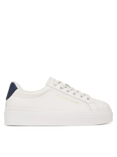 Αθλητικά Tommy Hilfiger Chic Cupsole Εκρού