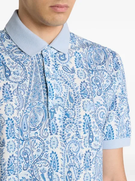 Paisley mintás pólóing Etro kék