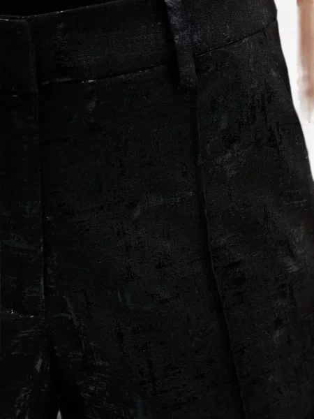 Cu centură pantaloni scurți Silvian Heach negru