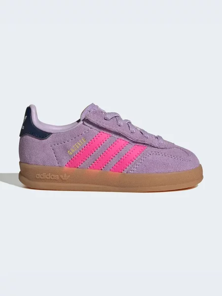 Adidas Sneakersy Gazelle Indoor Comfort Closure Elastic Lace fialová