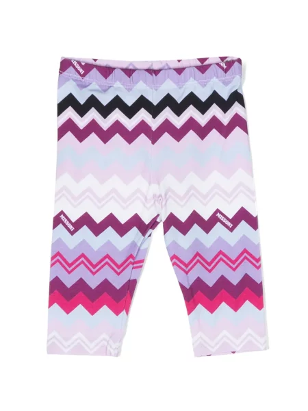 Legginsy dziecięce Missoni fioletowe