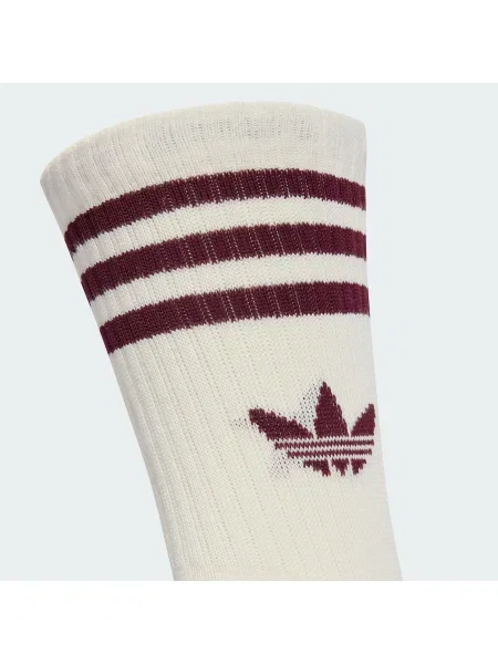 Pruhované ponožky Adidas Originals biela
