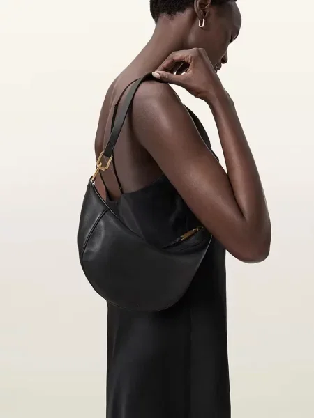 Кожаная сумка Allsaints