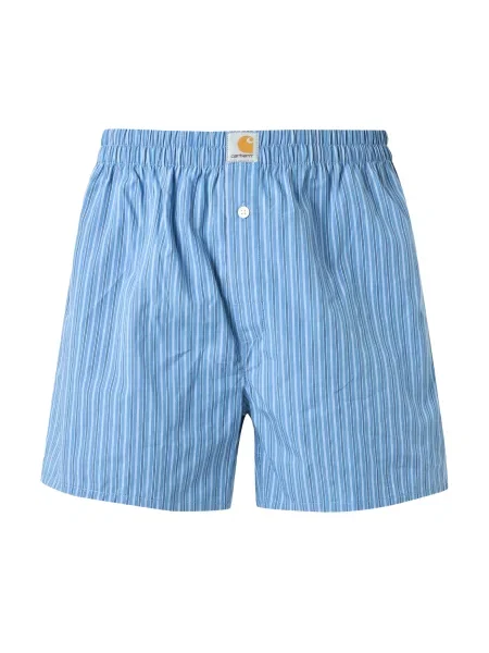 Carhartt WIP Boxeri albastru deschis / albastru închis alb