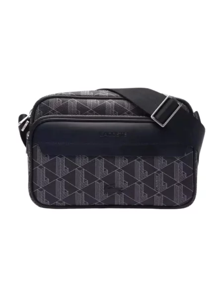 LACOSTE Taška přes rameno šedá
