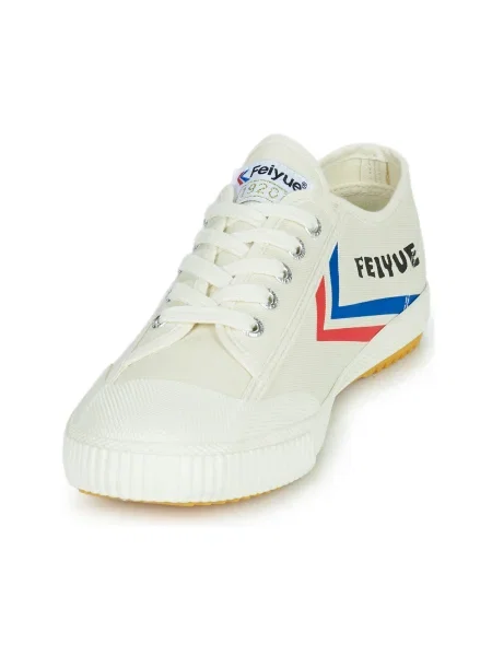 Pantofi Feiyue din canvas alb