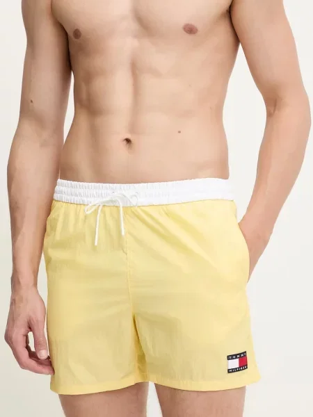 Kopalne kratke hlače Tommy Hilfiger rumena