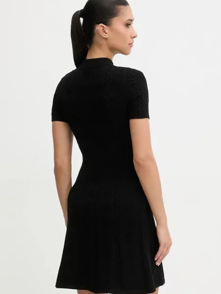 HUGO rochie mini mulata negru