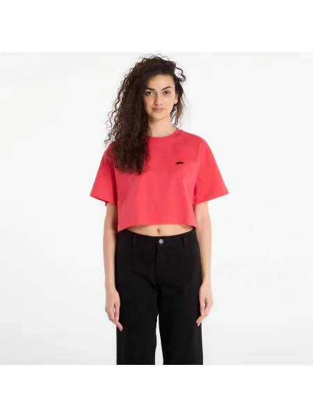 T-shirt Vans W Salton Relax Crop SS T-Shirt Crimson Haze XS