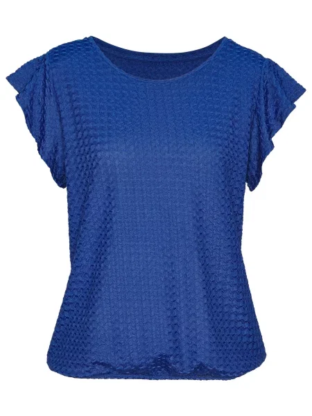 LASCANA Tricou cobalt albastru