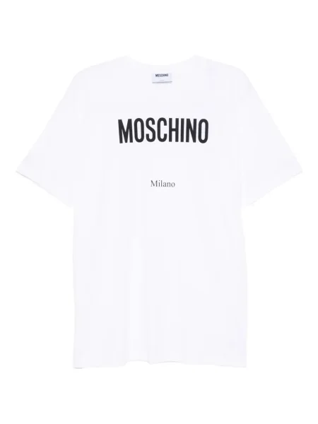 Tricou Moschino cu imagine alb