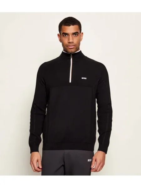BOSS GREEN Pulover KN_GOC Hydro QZ negru