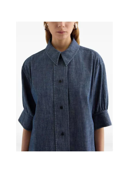 Bluzka Jil Sander niebieska
