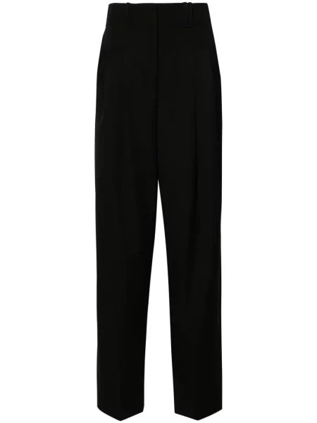 Pantaloni Jacquemus de lână negru