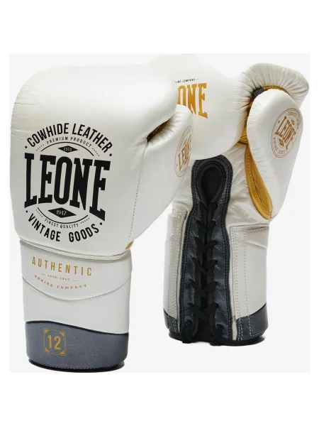 Rękawice Leone Authentic 2 żółty czarny 10 biały