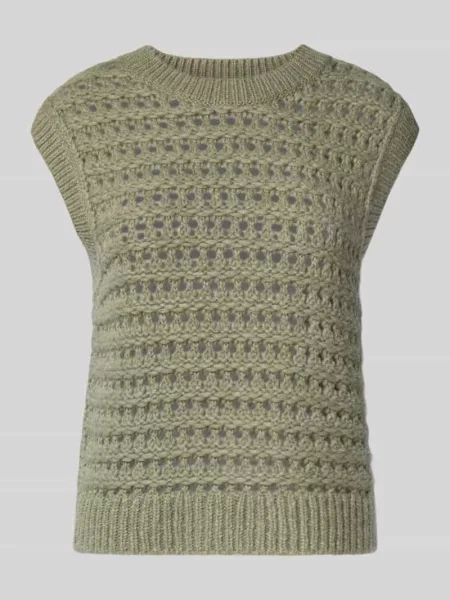 Bezrękawnik o kroju regular fit z mieszanki żywej wełny Marc O'polo Denim khaki