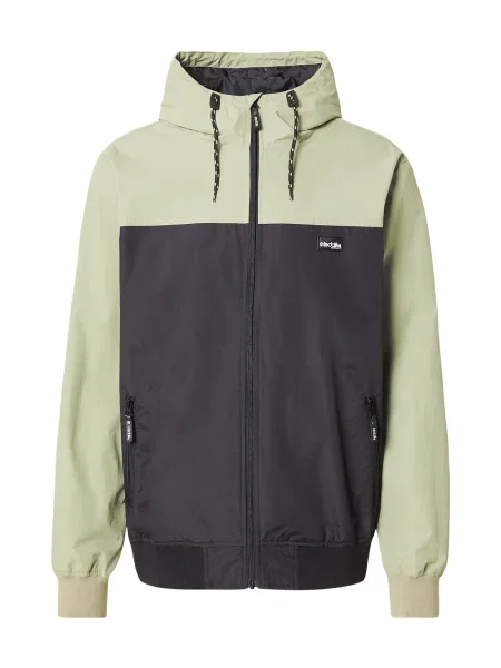 Iriedaily Prijelazna jakna Auf Deck svijetlozelena crna