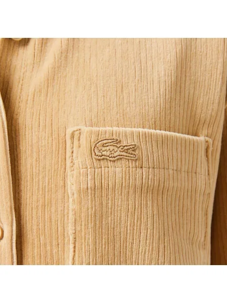 Рубашка Lacoste коричневая