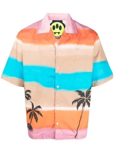 Košile Barrow s potiskem růžová