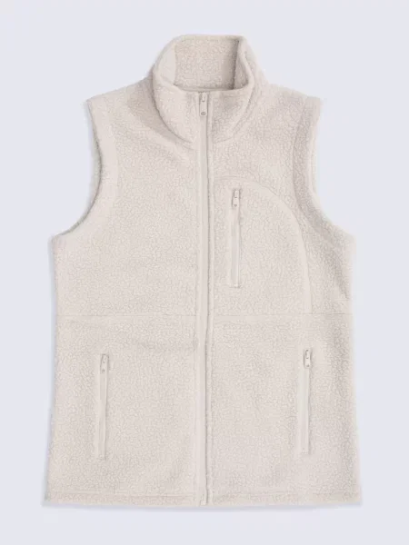 Kamizelka Buxton Borg Beige beżowa