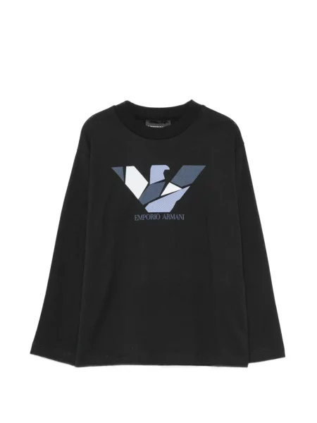 Μπλούζα Emporio Armani μαύρο