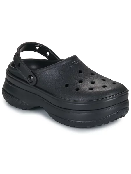 Natikači Crocs Classic Stacked Clog črna