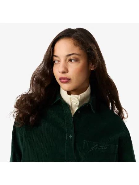 Рубашка Lacoste зеленая