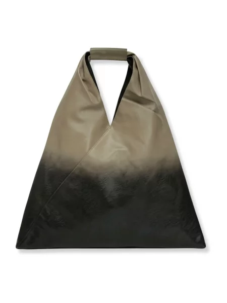 Maison Margiela torebka skórzana zielona