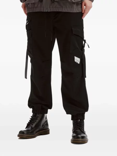 Pantaloni cargo Musium Div. cu cordon negru